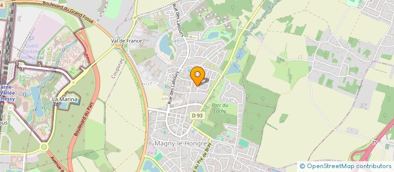 localisation de l'entreprise 529 840 878   MAGNY-LE-HONGRE