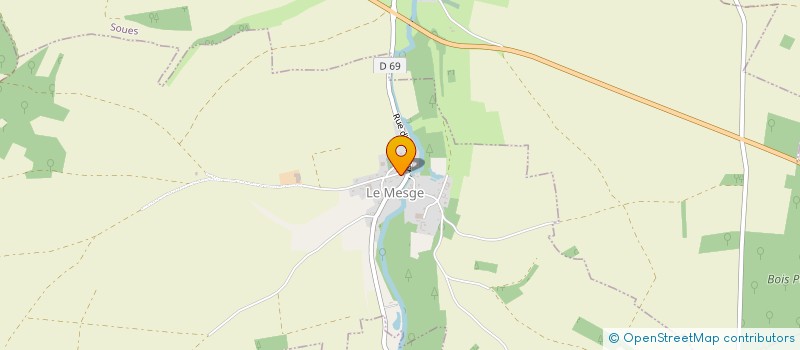 localisation de l'entreprise 529 876 021   LE MESGE