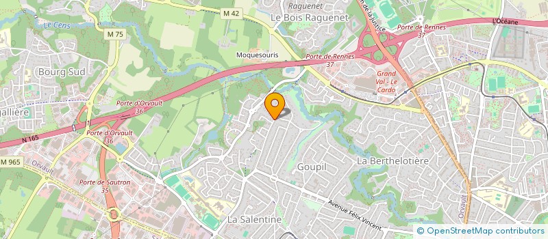 localisation de l'entreprise 529 890 485 à NANTES