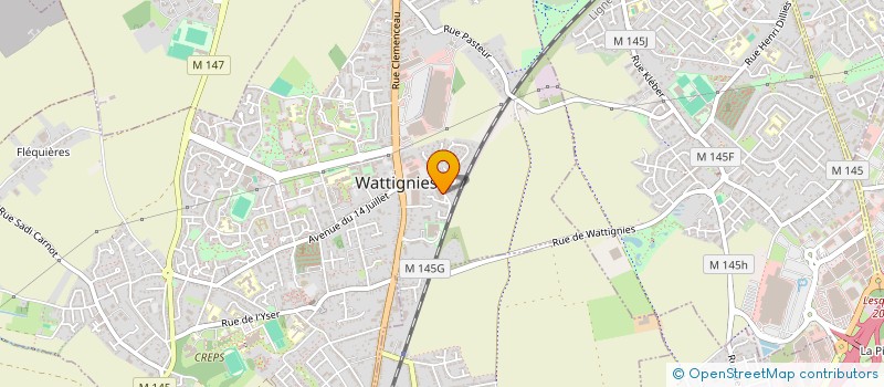 localisation de l'entreprise 529 921 306   WATTIGNIES