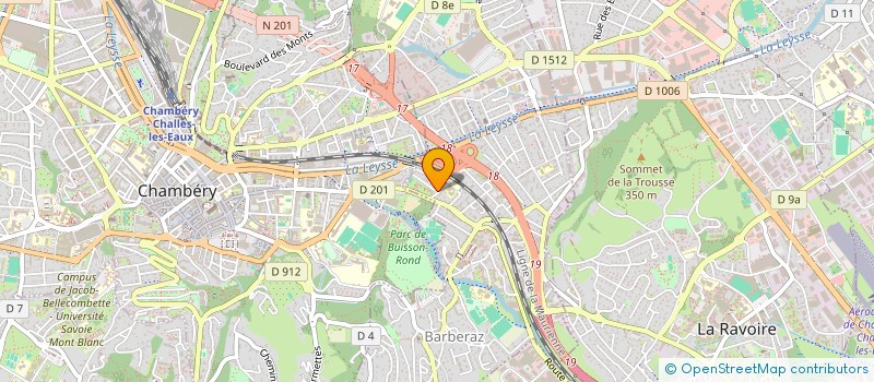 localisation de l'entreprise 529 956 336   CHAMBERY