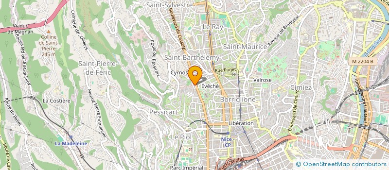 localisation de l'entreprise 52HZ  NICE