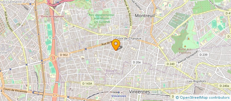 localisation de l'entreprise 52REDVA à MONTREUIL