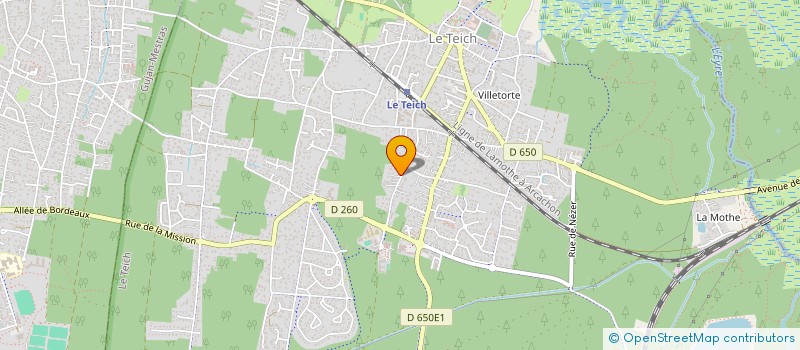 localisation de l'entreprise 53 AEC  LE TEICH