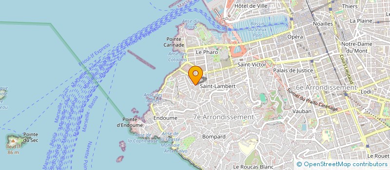localisation de l'entreprise 53 C à MARSEILLE