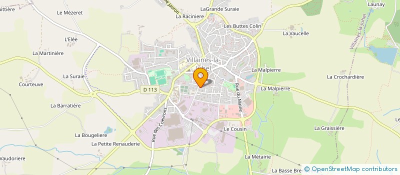 localisation de l'entreprise 53 COULEURS BOIS  VILLAINES-LA-JUHEL