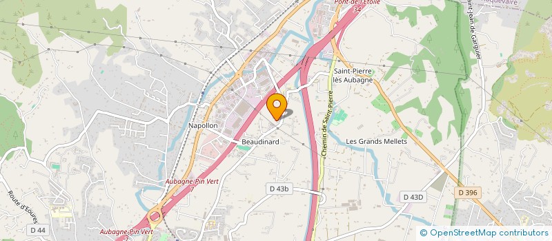 localisation de l'entreprise 53 CUGES  AUBAGNE