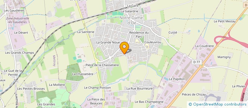localisation de l'entreprise 530 029 206 à NOTRE-DAME-D'OE