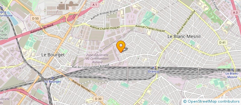 localisation de l'entreprise 530 041 722 à DRANCY