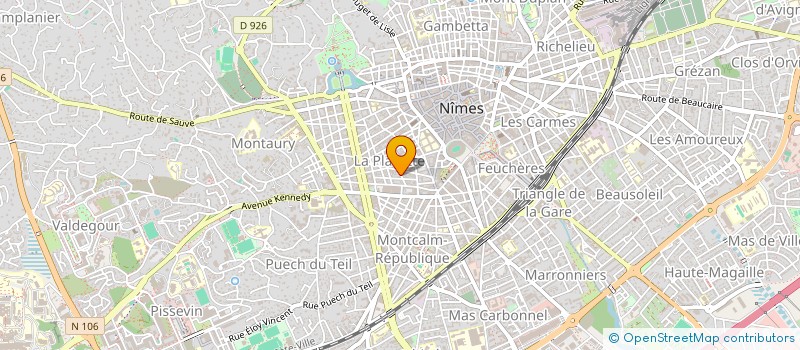 localisation de l'entreprise 530 053 008   NIMES