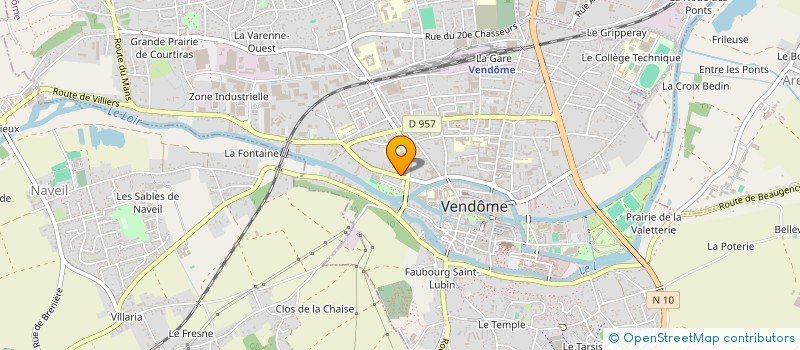 localisation de l'entreprise 530 103 191   VENDOME