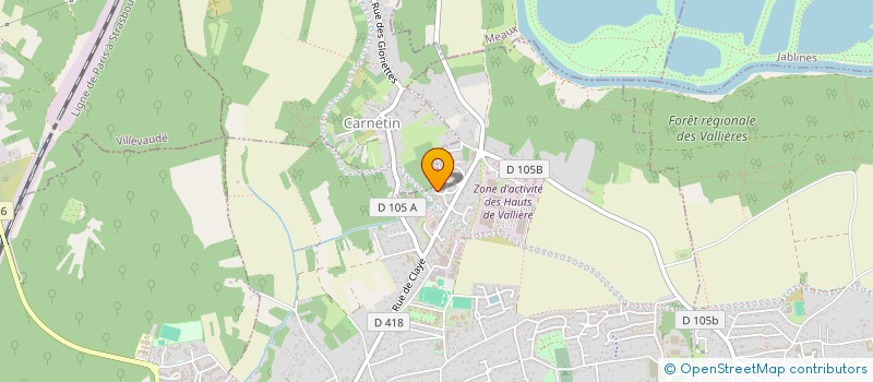 localisation de l'entreprise 530 110 055   THORIGNY-SUR-MARNE