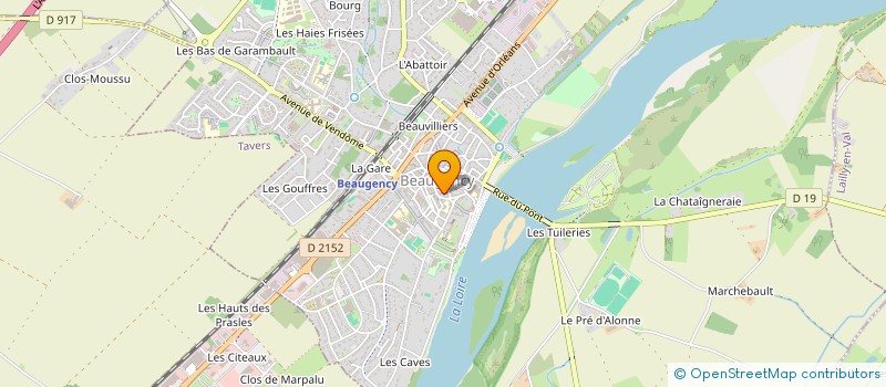 localisation de l'entreprise 530 112 366   BEAUGENCY