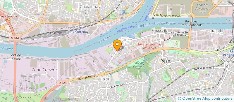 localisation de l'entreprise 530 124 916 à REZE