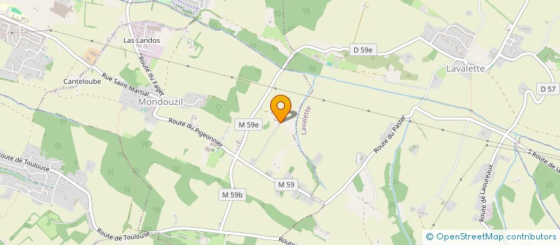 localisation de l'entreprise 530 129 261   MONDOUZIL