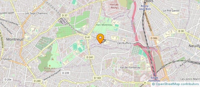 localisation de l'entreprise 530 140 110   MONTREUIL