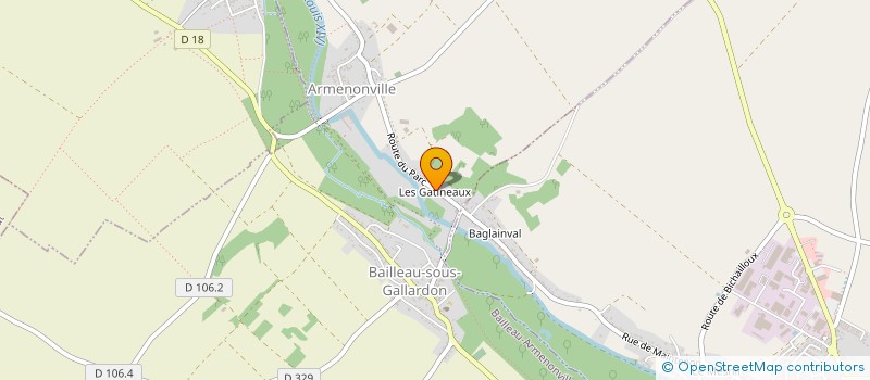 localisation de l'entreprise 530 145 333   BAILLEAU-ARMENONVILLE