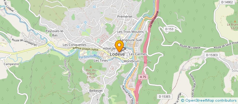 localisation de l'entreprise 530 154 582 à MONTPELLIER