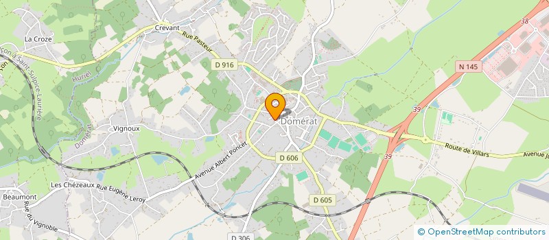 localisation de l'entreprise 530 155 845  à DOMERAT