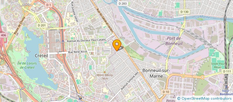 localisation de l'entreprise 530 157 221   BONNEUIL-SUR-MARNE