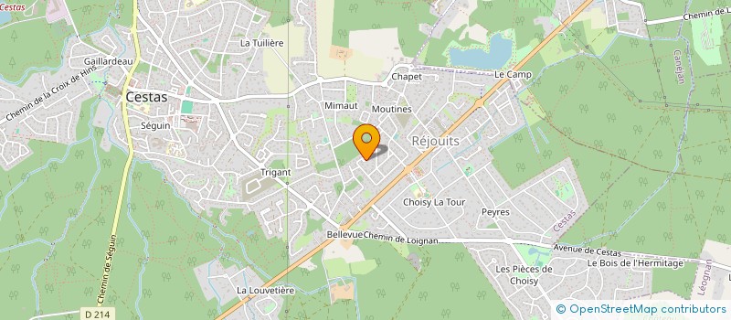 localisation de l'entreprise 530 173 178 à CESTAS