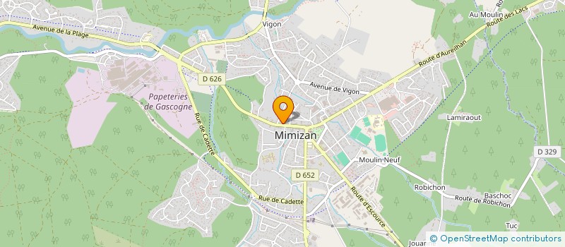 localisation de l'entreprise 530 173 186   MIMIZAN