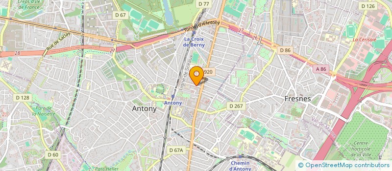 localisation de l'entreprise 530 178 086  à ANTONY