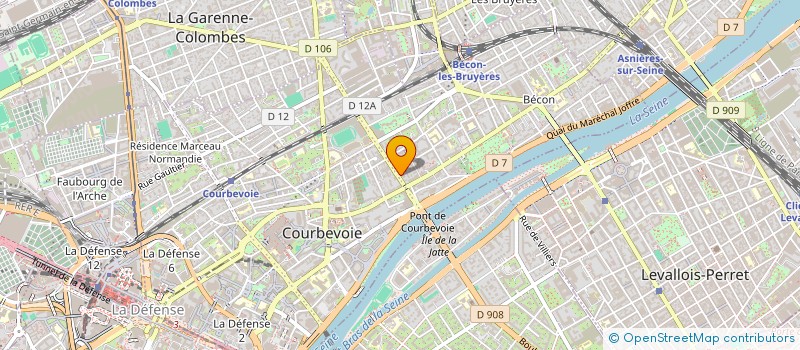 localisation de l'entreprise 530 186 238   COURBEVOIE