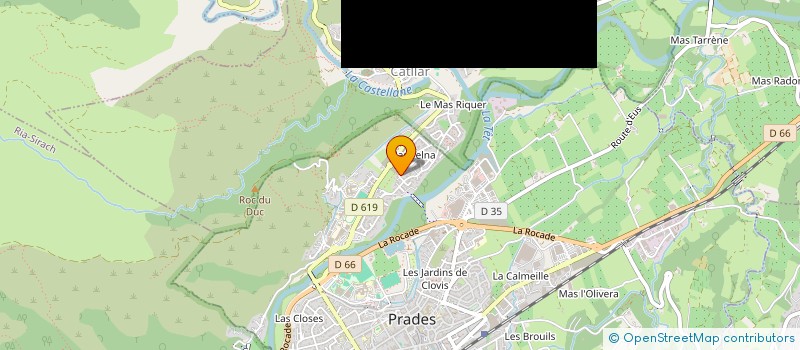 localisation de l'entreprise 530 192 624   PRADES