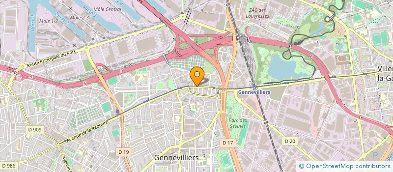 localisation de l'entreprise 530 219 633 à ASNIERES-SUR-SEINE