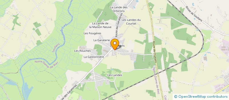 localisation de l'entreprise 530 301 001   NOTRE-DAME-DE-RIEZ