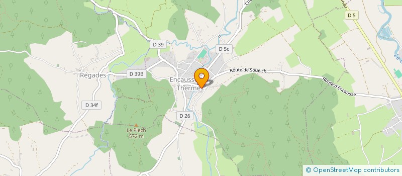 localisation de l'entreprise 530 322 700   ENCAUSSE-LES-THERMES