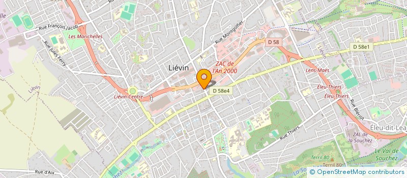 localisation de l'entreprise 530 346 402   LIEVIN