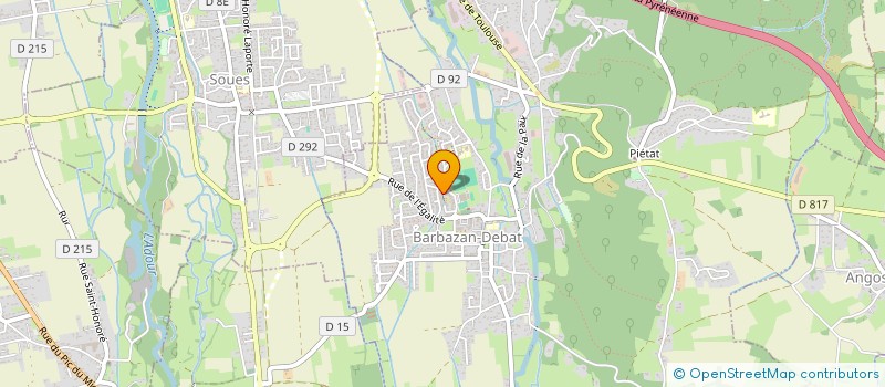 localisation de l'entreprise 530 408 509   BARBAZAN-DEBAT