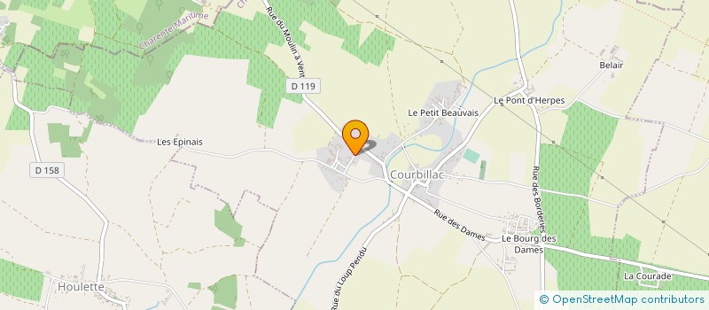 localisation de l'entreprise 530 413 962   COURBILLAC
