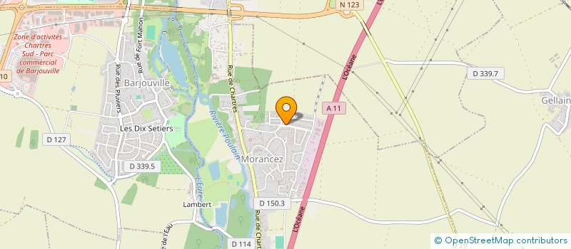 localisation de l'entreprise 530 434 489 à MORANCEZ