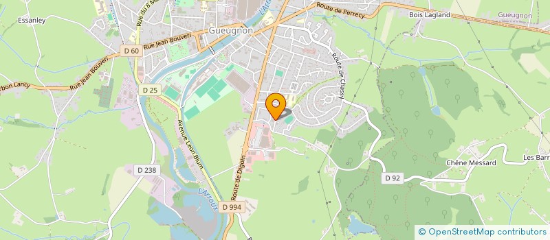 localisation de l'entreprise 530 465 210   GUEUGNON