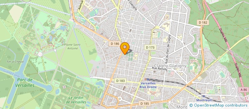 localisation de l'entreprise 530 499 565  à VERSAILLES