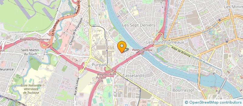 localisation de l'entreprise 530 549 765 à TOULOUSE