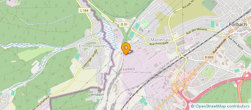 localisation de l'entreprise 530 625 524   FORBACH