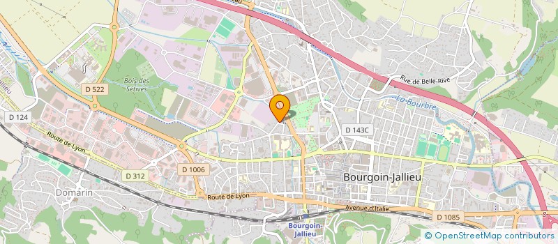 localisation de l'entreprise 530 630 417  à BOURGOIN-JALLIEU