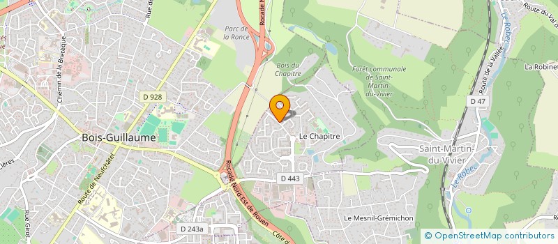 localisation de l'entreprise 530 639 129   SAINT-AUBIN-DES-PREAUX