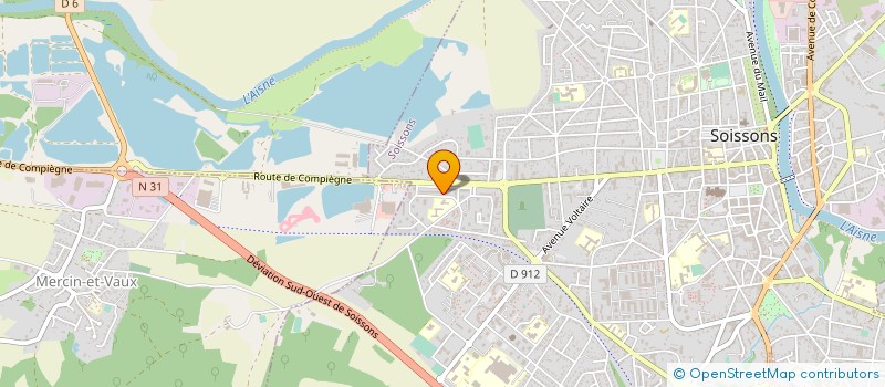 localisation de l'entreprise 530 682 939 à SOISSONS
