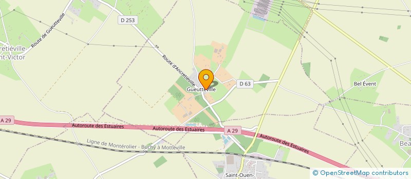 localisation de l'entreprise 530 692 805   GUEUTTEVILLE