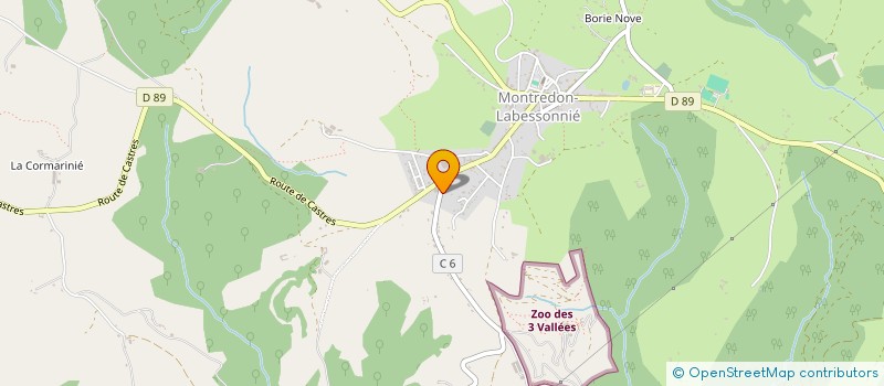 localisation de l'entreprise 530 712 553   MONTREDON-LABESSONNIE