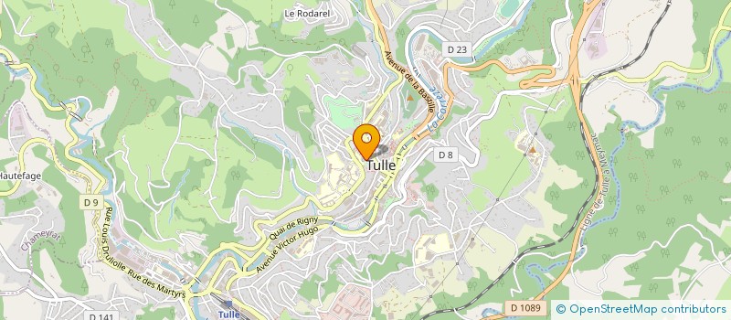 localisation de l'entreprise 530 725 860   TULLE