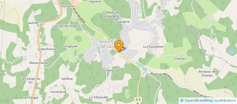 localisation de l'entreprise 530 758 564 à SAINT-ASTIER