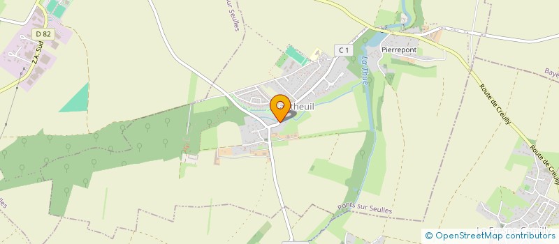 localisation de l'entreprise 530 762 004   PONTS SUR SEULLES