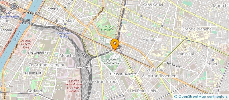 localisation de l'entreprise 530 770 007   CALUIRE-ET-CUIRE