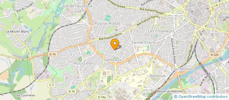 localisation de l'entreprise 530 774 348 à LIMOGES